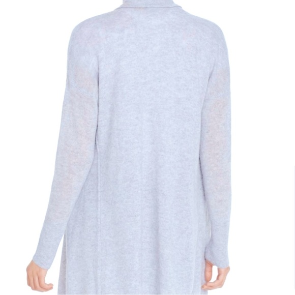 C BY BLOOMINGDALE’S 100% Cashmere Open Front Sweater, gray - Picture 4 of 5